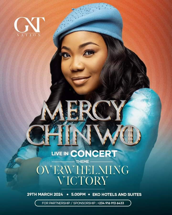 Minister Mercy Chinwo announces her first-ever Live Concert